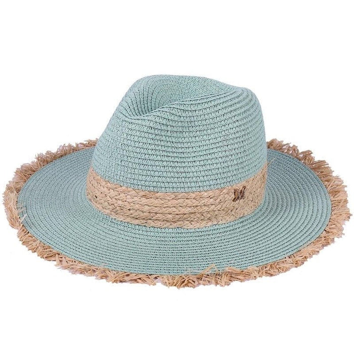 Straw Fedora Hat Mens