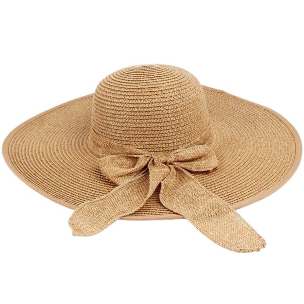 Straw Hat Wide Brim Womens