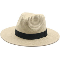 Straw Panama Fedora Hat