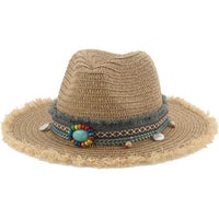 Straw Womens Fedora Hat