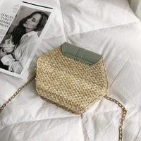  straw crossbody bag back