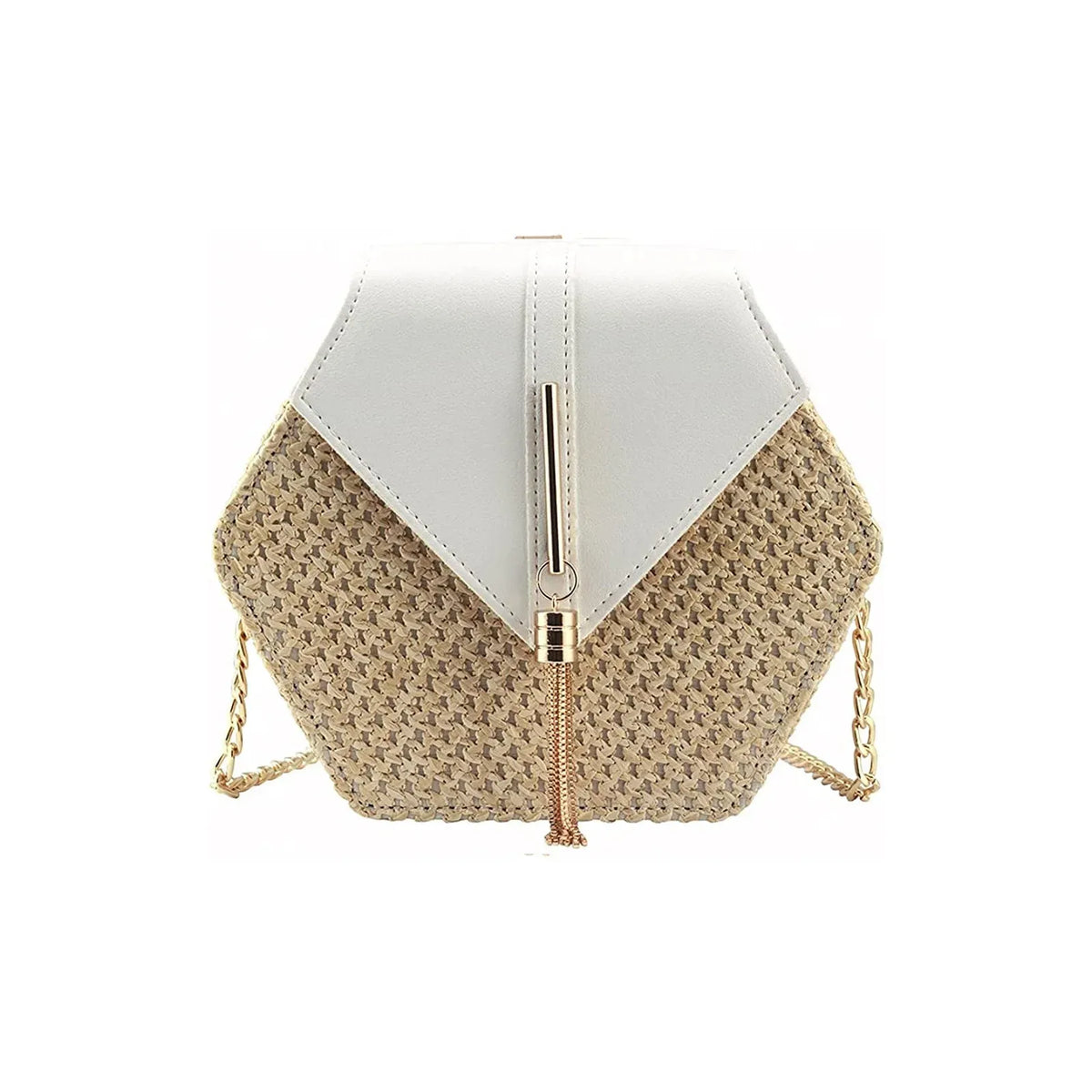  straw crossbody bag white