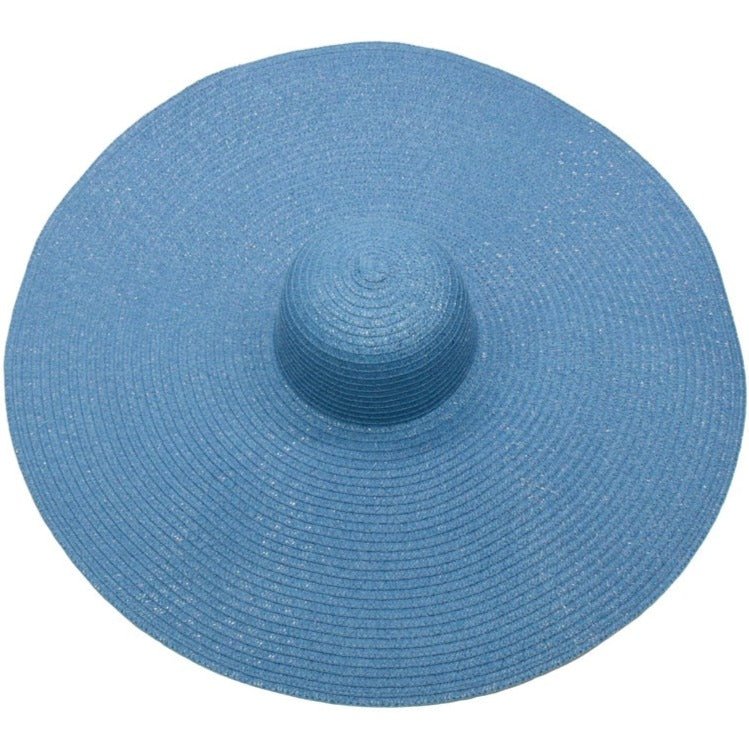 Tan bohemian floppy beach hat