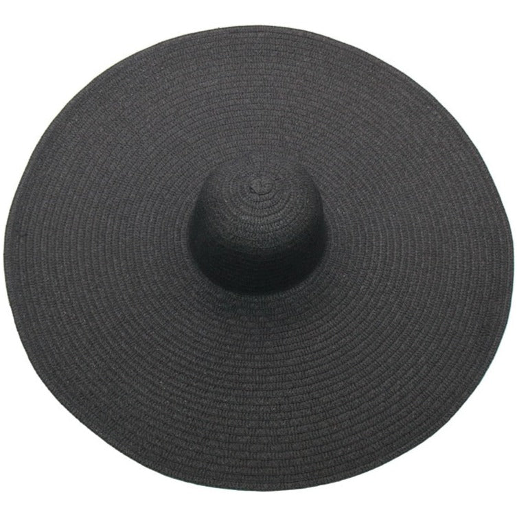 Tan bohemian wide brim hat