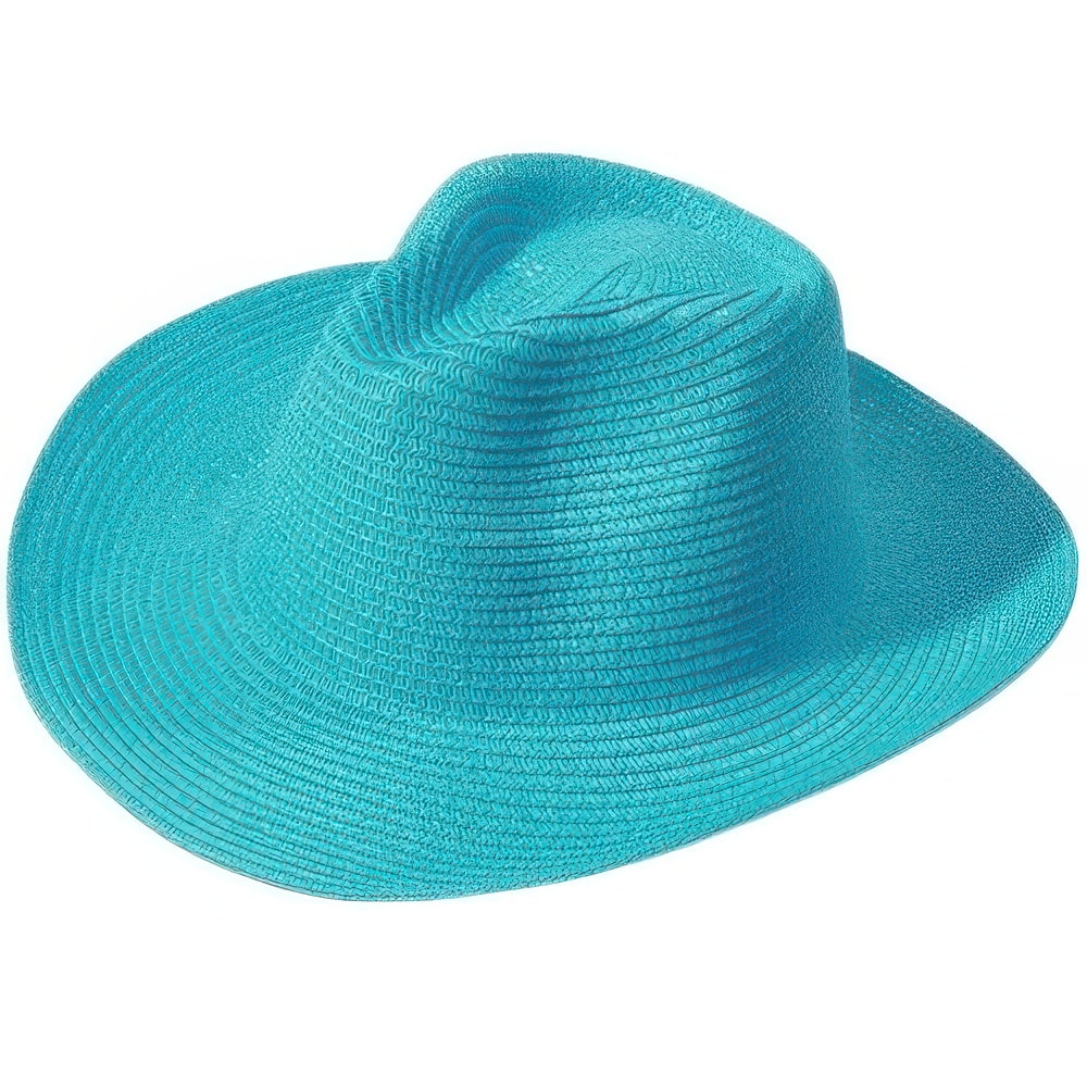 Tan straw bohemian summer fedora