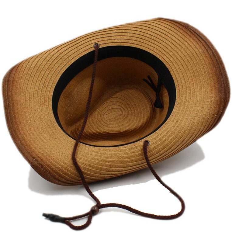 Tan Straw Bohemian Western Hat
