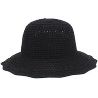 Tan woven bohemian beach hat