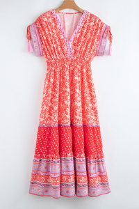 Tassel detail maxi dress cotton
