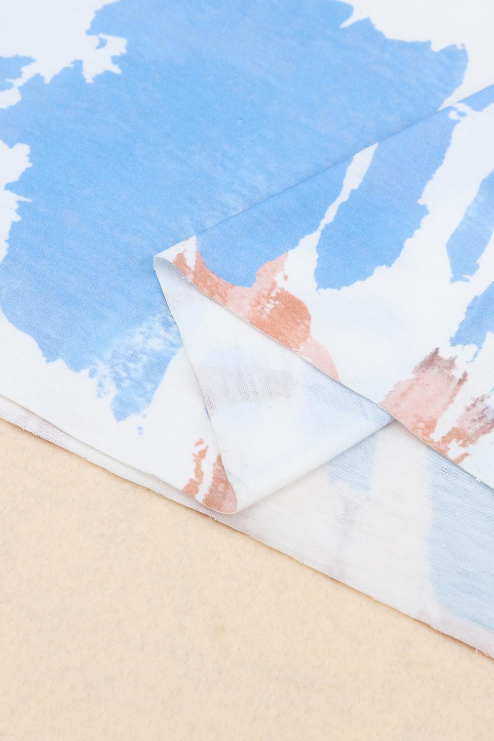 Tie Dye Maxi Dress Fabric