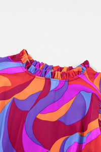 Tiered Bohemian Dress Back Detail