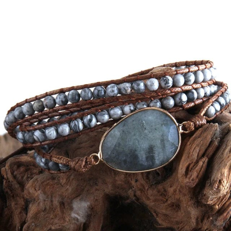 Turquoise boho bracelet set