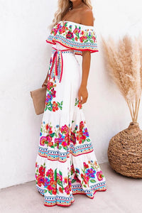 vintage floral boho dress