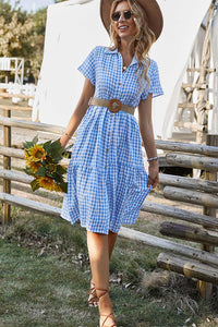 vintage gingham dress
