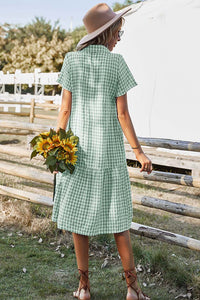 vintage gingham dress