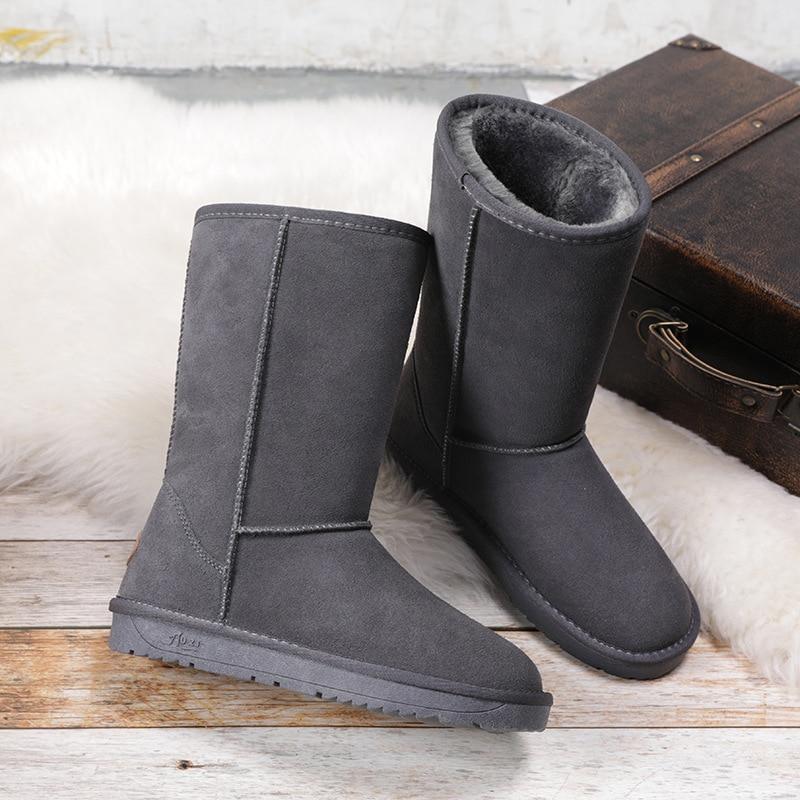 Warm Fleece Snow Ankle Boots