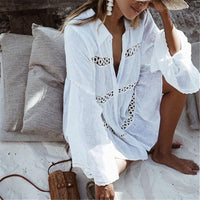 White Bathing Suit Cover Up