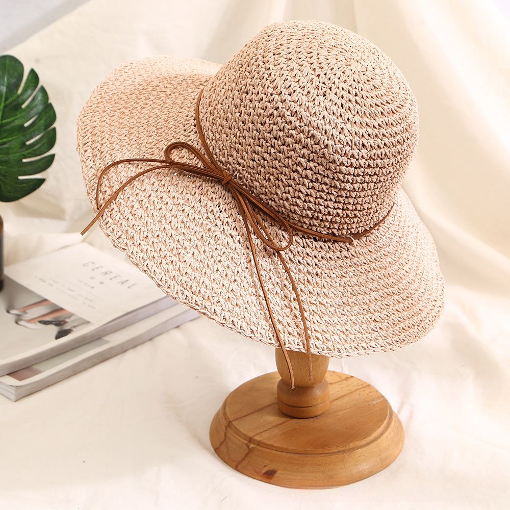 Wide brim bohemian beach hat