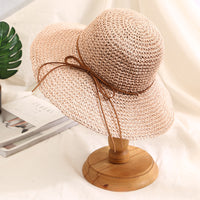 Wide brim bohemian beach hat