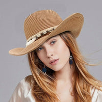 Wide Brim Bohemian Cowgirl Hat