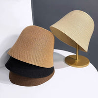 Wide brim bohemian straw hat