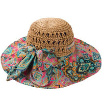 Wide Brim Straw Cowboy Hat