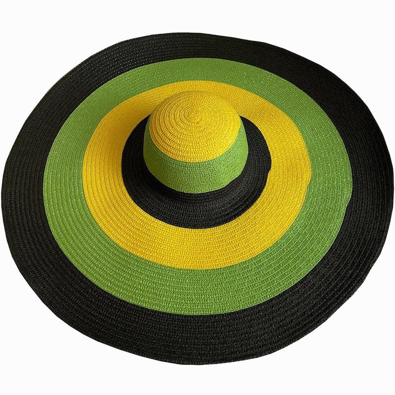 Wide Brim Straw Hat For Men