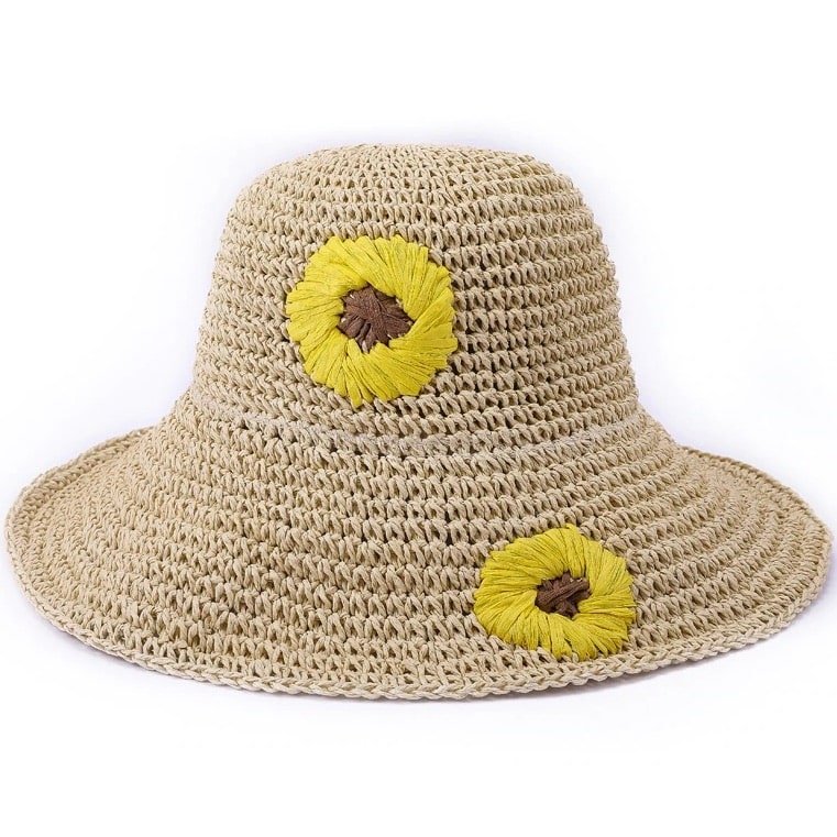 Wide Brim Straw Hat Randonnée