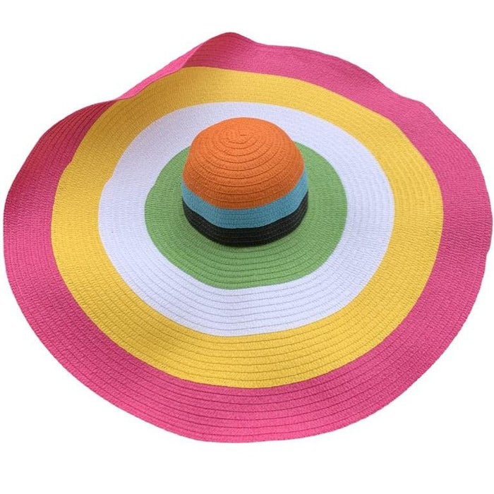 Wide Brim Straw Hat Women