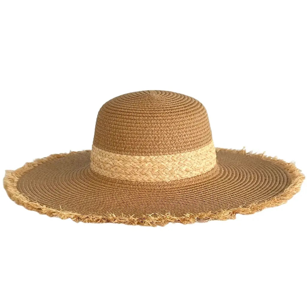 Wide Brim Straw Hat Womens