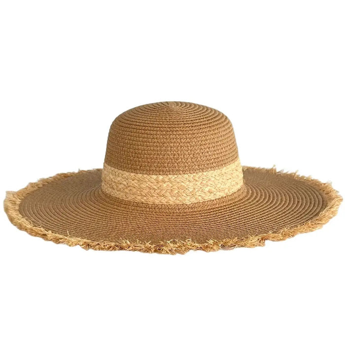 Wide Brim Straw Hat Womens