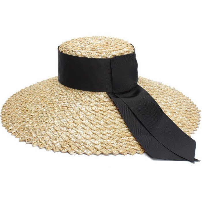 Wide Brimmed Straw Hat