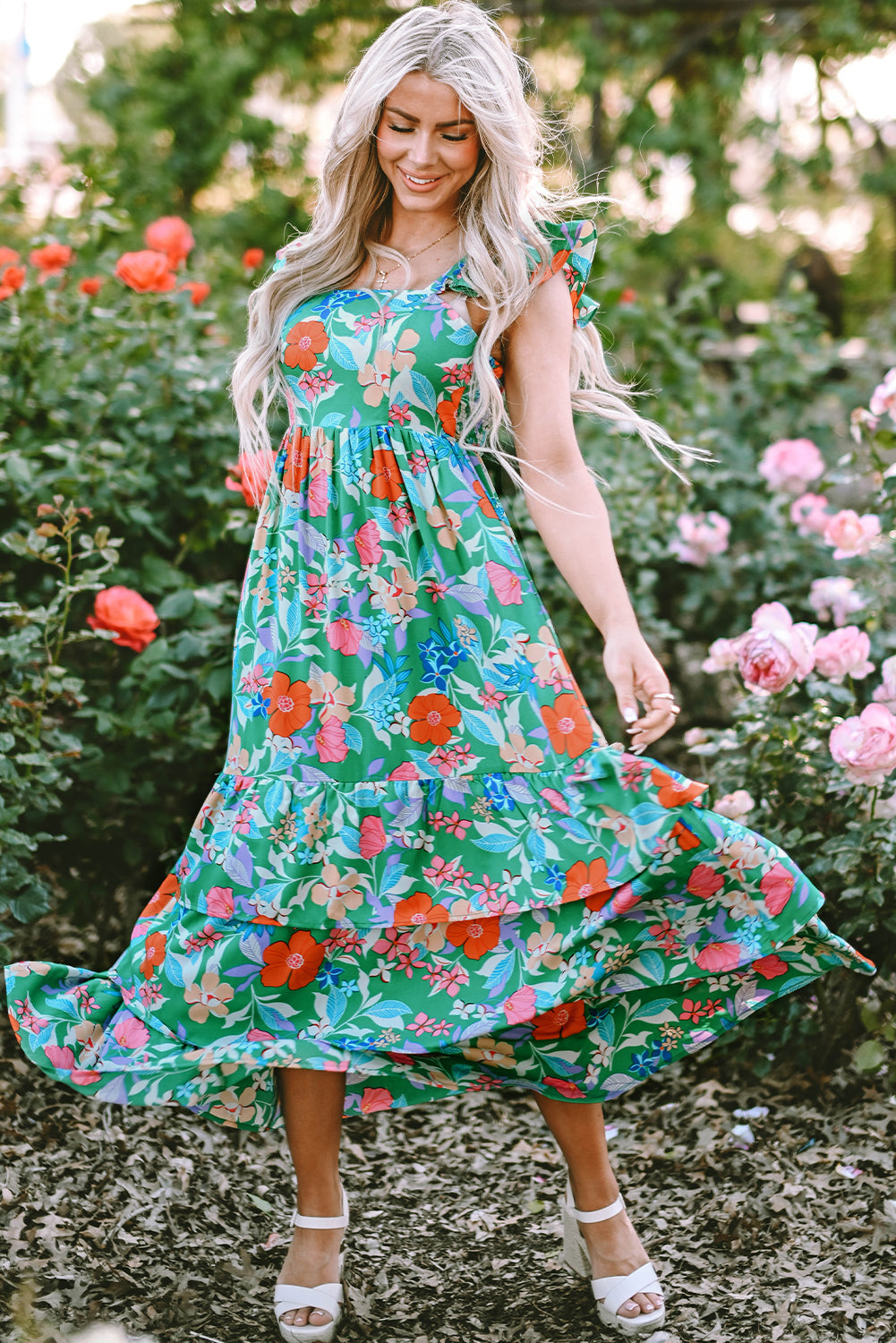 Women Bohemian Long Summer Dress