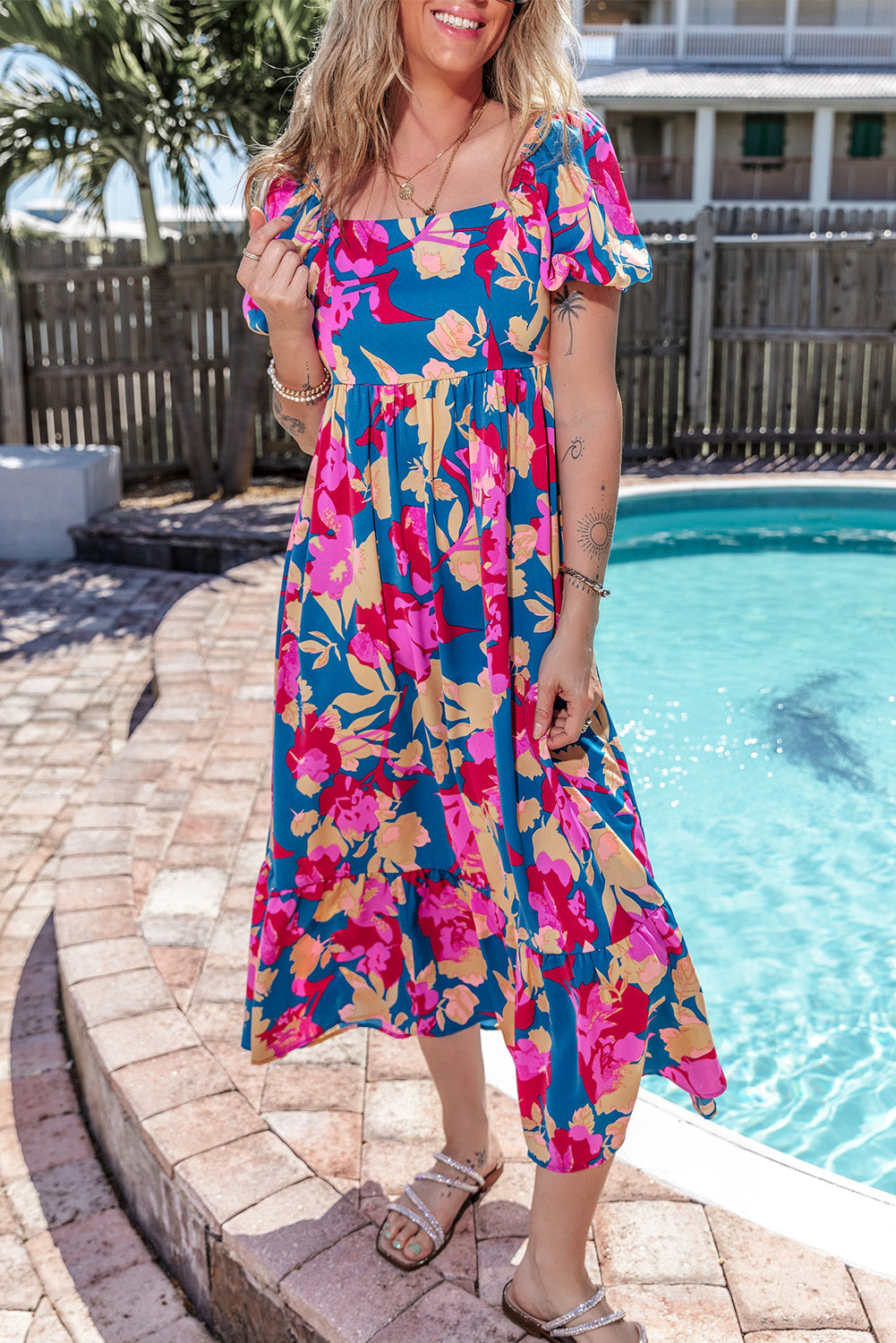 Women Maxi Dress Side View