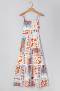 Women ricrac bohemian dress back