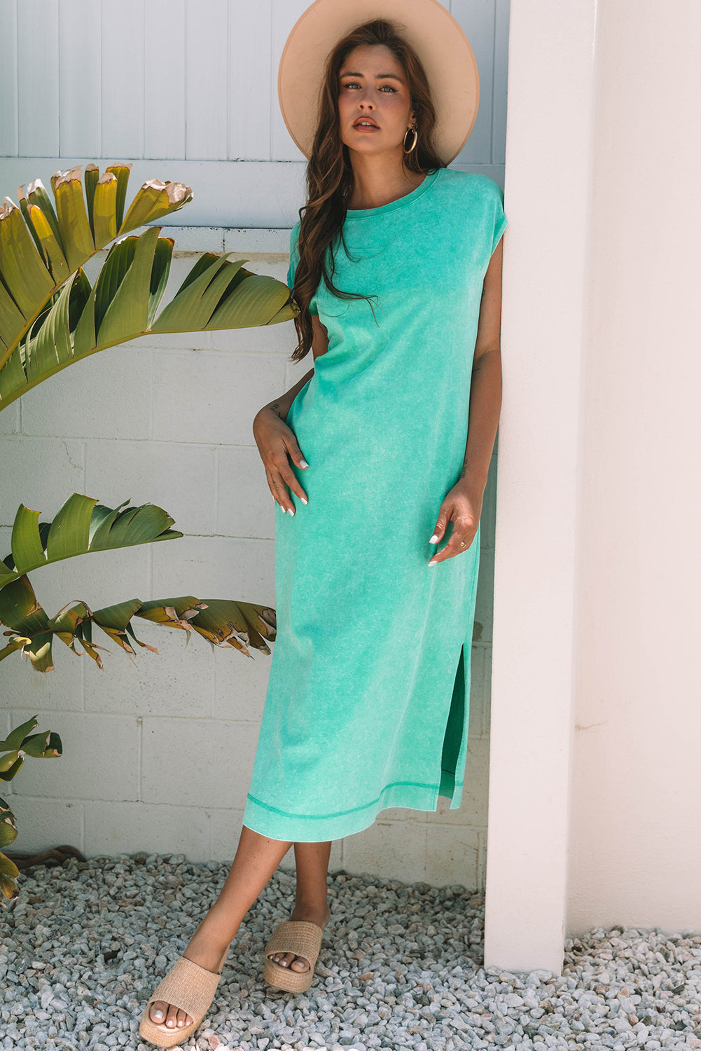 Women's bohemian long beach dress