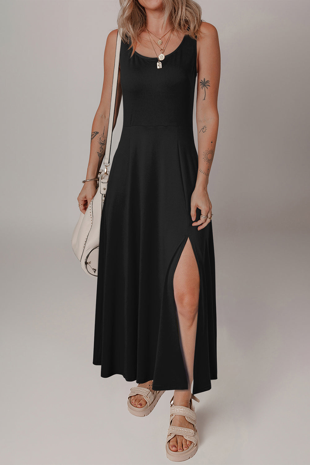 Women's Boho Midi Dress
