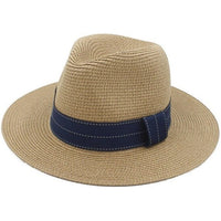 Woven bohemian fedora beach hat