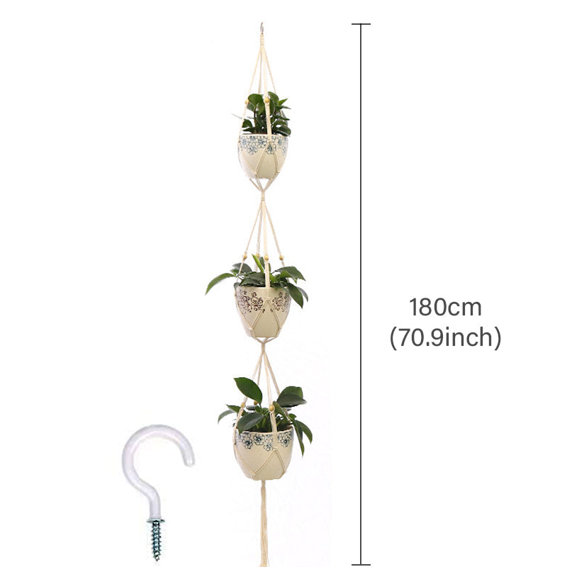 Woven Bohemian Plant Cradle