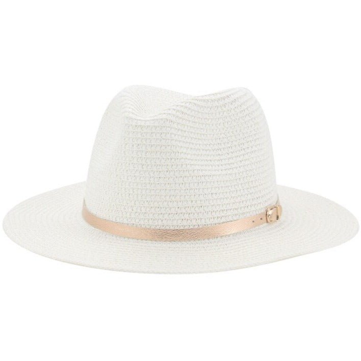 Woven raffia bohemian sun hat