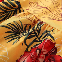 yellow boho maxi dress